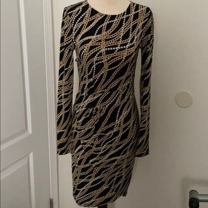 Michael Kors Dress Gold and Black NWT Size XS